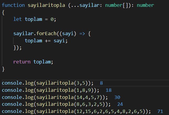 typescript toplam