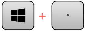 windows 10 emoji klavye kısayolu